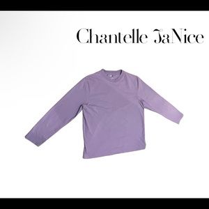 Long sleeve T-shirt. Lilac. H&M. Size Large.